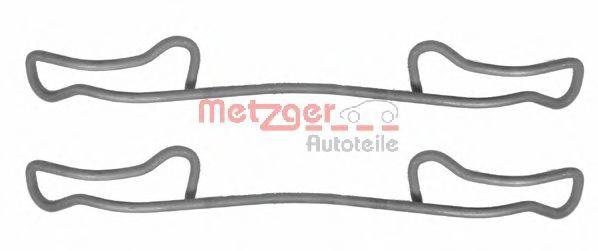 Комплектующие, колодки дискового тормоза METZGER 109-1200