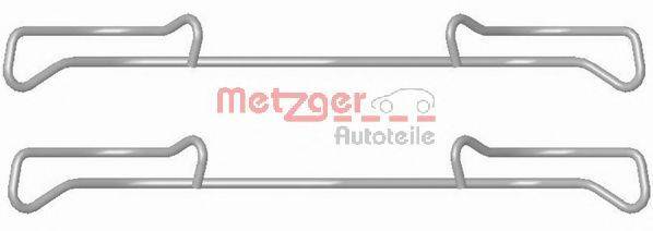METZGER 1091678 Комплектуючі, колодки дискового гальма