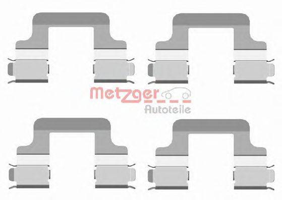 Комплектующие, колодки дискового тормоза METZGER 109-1679