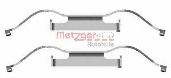 METZGER 1091681 Комплектуючі, колодки дискового гальма