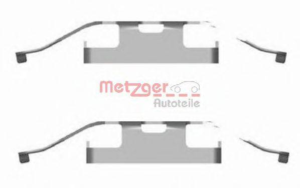 METZGER 1091682 Комплектуючі, колодки дискового гальма
