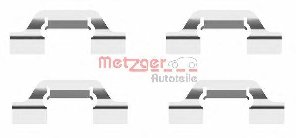 Комплектуючі, колодки дискового гальма METZGER 109-1685
