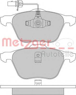 METZGER 1170342 Комплект гальмівних колодок, дискове гальмо