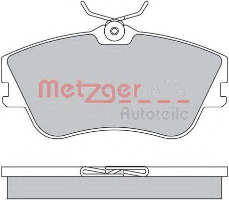 METZGER 1170389 Комплект гальмівних колодок, дискове гальмо