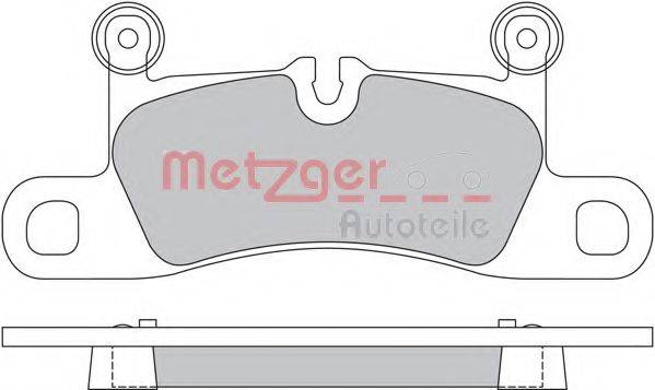 METZGER 1170523 Тормозные колодки