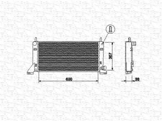 Радиатор охлаждения двигателя MAGNETI MARELLI 350213464000