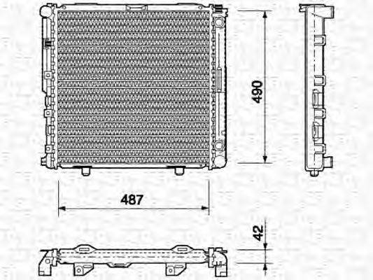 Радиатор охлаждения двигателя MAGNETI MARELLI 350213690000