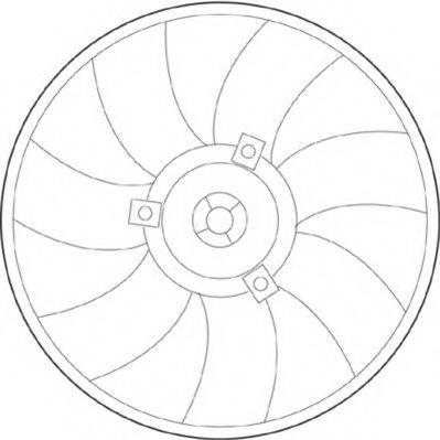 Вентилятор системы охлаждения двигателя MAGNETI MARELLI 069422228010