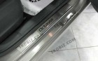 Накладки порогов Octavia A7 нержавеющая сталь (комплект 8 штук)